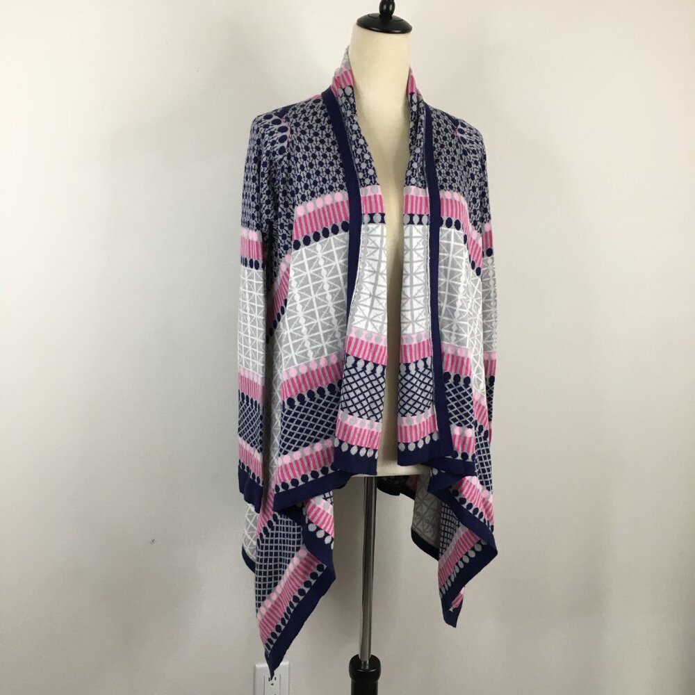 Bcbgmaxazria Multi-Color Mixed Print High Low Hem… - image 3